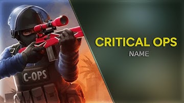 HOW TO CHANGE NAME IN CRITICAL OPS | change my name in critical ops.