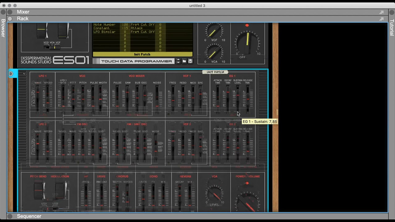 Electronic / Synth / Tech - Ekssperimental Sounds - Rack Extension - Examples