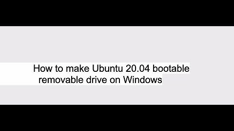 How to make Ubuntu 20.04 bootable USB drive on Windows|WIN-LIN GYAN