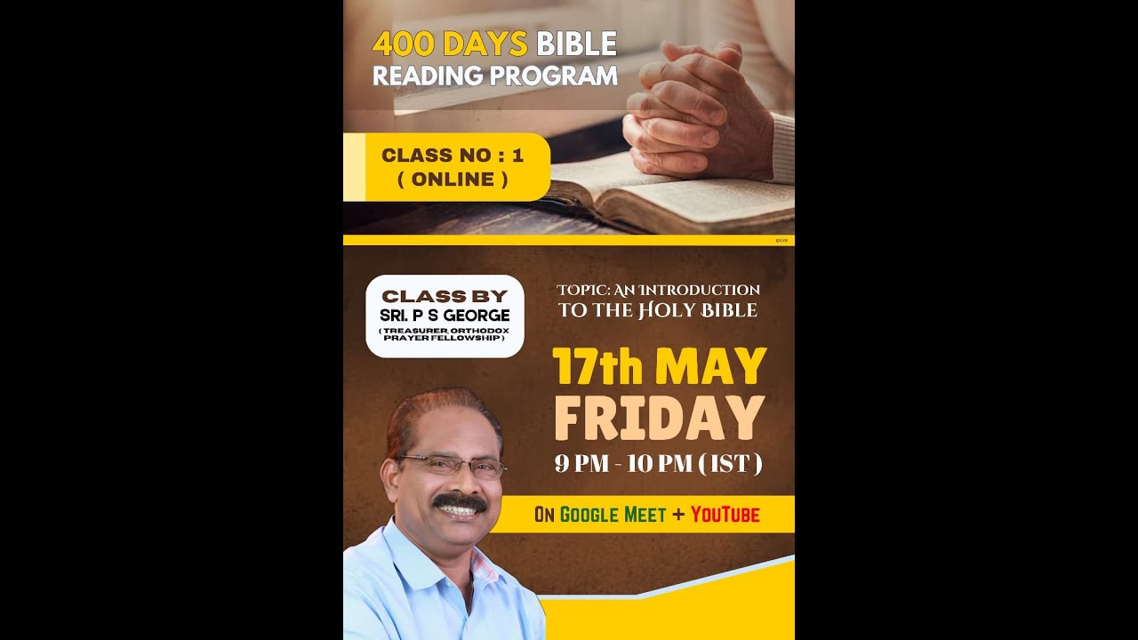 400 Days Bible Reading Program Online - 2024 June 7 Friday 9 -10 PM ...