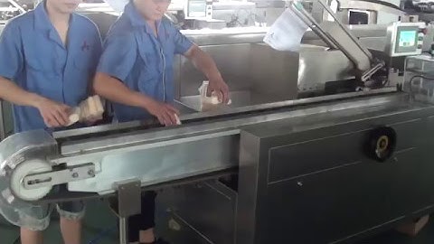 Soap Cartoner machine with hot glue machine