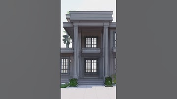 #shorts #elevation #bunglow #sketchup #architecture #facadedesign