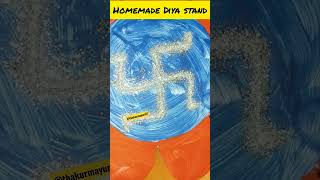 Diya Stand Making At Home/#Shorts#Mayurithakur#Diy#Diwalihomedecoration