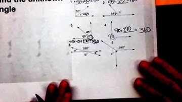 Module 4 lesson 15 find the unknown angle
