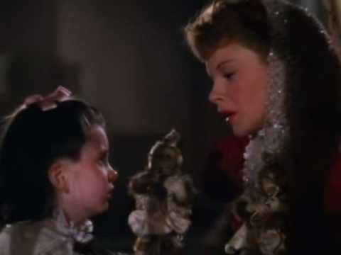 JUDY GARLAND: 'MEET ME IN ST LOUIS'. 'HAVE YOURSELF A MERRY LITTLE CHRISTMAS' WITH SNOWMAN CLIP.