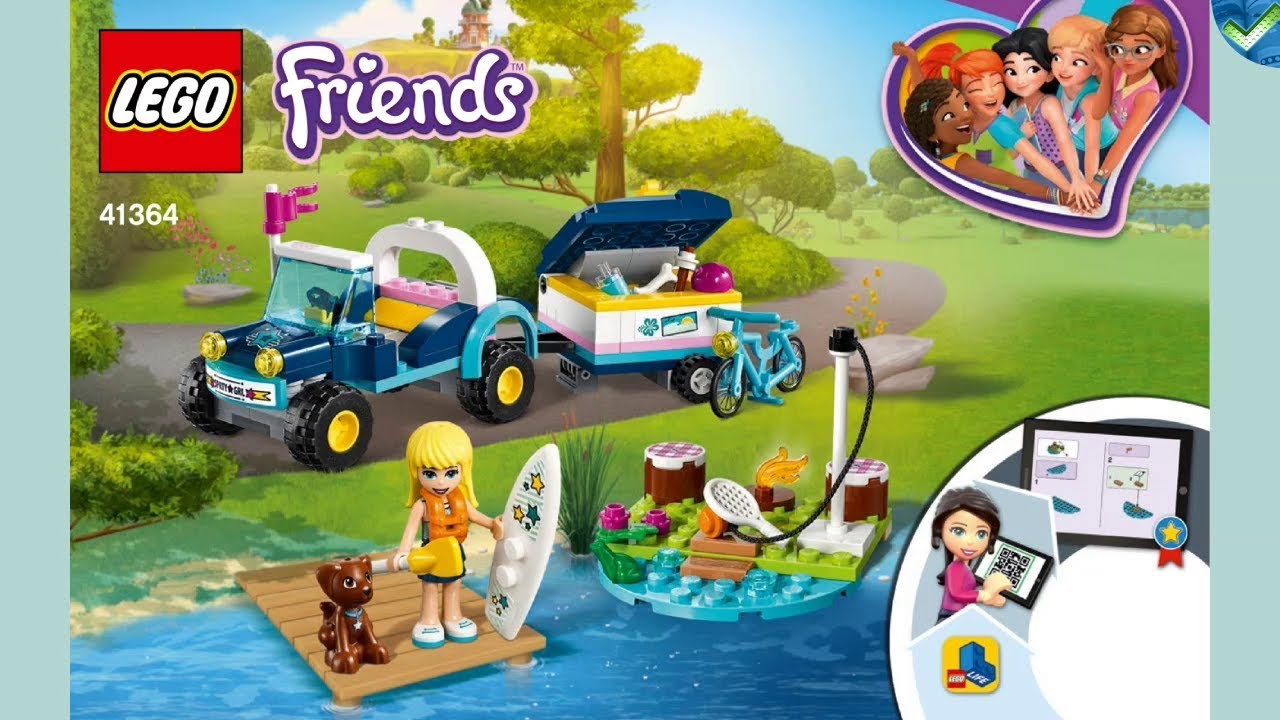 lego friends stephanie's buggy and trailer