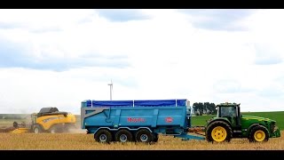 Moisson 2016 | New Holland CX 8080 | John Deere 8530 & Benne Maupu