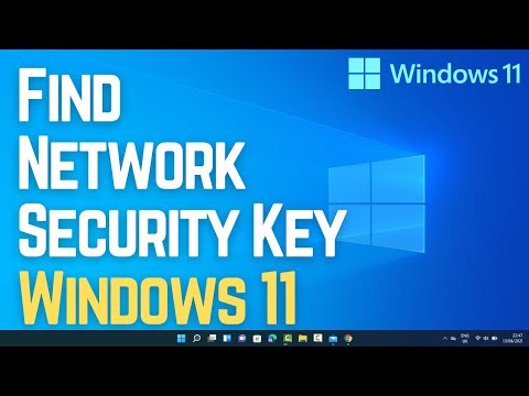 How to Find Your Wireless Network Security Key Password on Windows 11