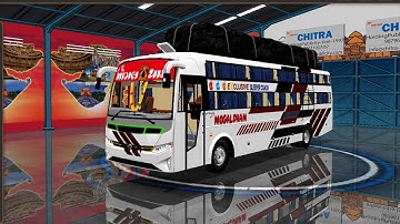 Prakash Vega Non AC Sleeper Bus Mod For Bus Simulator Indonesia
