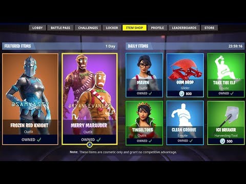 *NEW* FORTNITE ITEM SHOP COUNTDOWN! December 19th - New ...