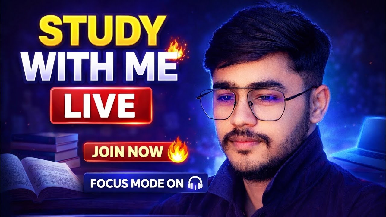 Study with me Live 📚 🏻 🎯 #live Rishikesh Study Point is live! - YouTube
