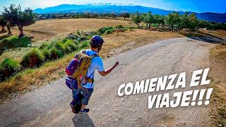 Si el río suena AGUA lleva 🌊 Viajando y acampando en MONOCICLO ELÉCTRICO | La Alpujarra, Granada #1