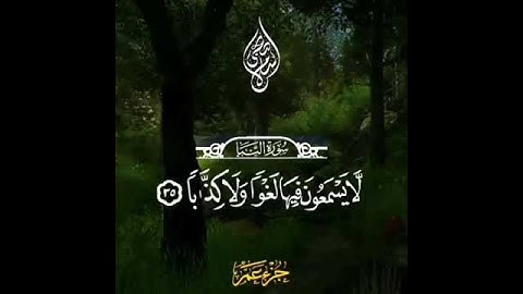 تلاوة خاشعة للقارئ ¦ اسلام صبحي 🌸 ان للمتقين مفازا*حدائق واعنابا