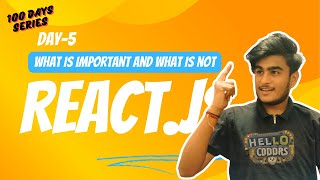 Day 5 of 100 Days Masterclass of React.js - Building Dynamic User Interfaces