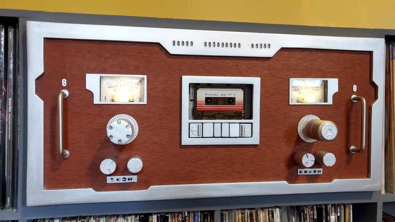 Awesome Mix Vol. 2 on Replica Cassette Deck 