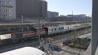 GVE400系甲種輸送　尼崎通過　2021年1月20日