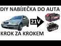 Nabíjení 18V/20V nářadí z 12V auta