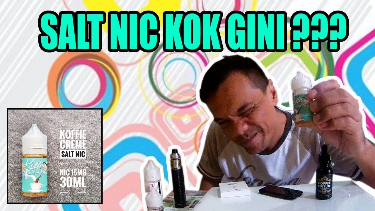 REVIEW LIQUID : SALTNIC KOFFIE CREME