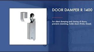 Door damper R 1400 | DICTATOR door checks prevent slamming doors