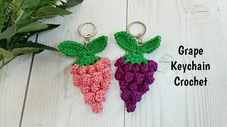 Gantungan Kunci Rajut-Grape Keychain Crochet-Easy For Beginner