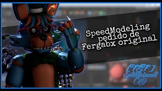 (C4D/FNAF/OC) Speedmodeling (pedido de: Fergabx Original)