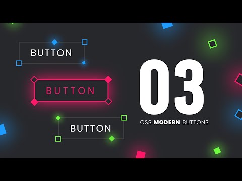 Modern CSS Glowing Button Hover Effects 03 | Html CSS Tutorial