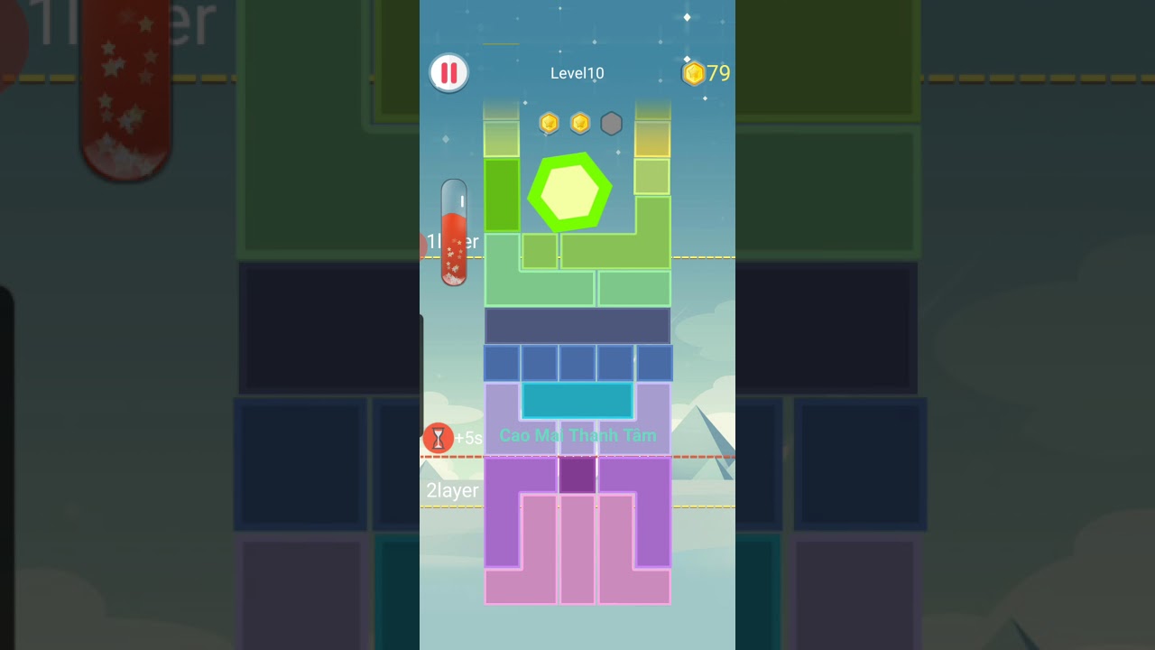 Stack Six (Mini Game: 2048 Charm) - Level 10 - ( TIME COUNTDOWN - HARD 🐇⏰⏰⏰)