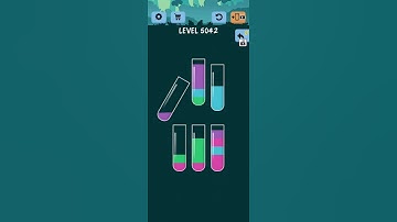 Water Color Sort Level 5042 Gameplay Solution