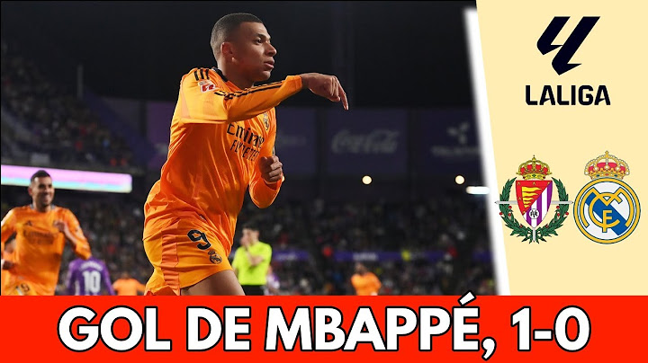 GOL DE MBAPPÉ pone arriba al REAL MADRID 1-0 vs VALLADOLID. Asistencia de BELLINGHAM | La Liga