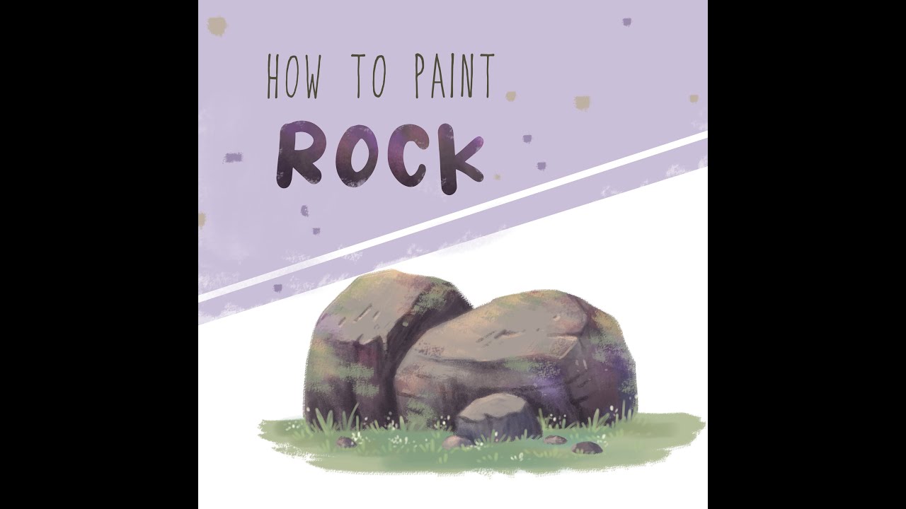 Paint Rocks Photoshop How to paint Rock in Photoshop, Photoshop tutorial - YouTube