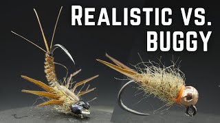 The TRUTH About What Catches MORE Fish?? Realistic vs “buggy” Flies (#3)