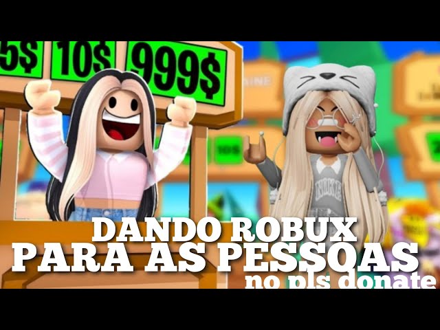 O PLS DONATE REALMENTE DÁ ROBUX DE VERDADE EM 2023? A REALIDADE💣  #shorts 