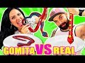 Comida de GOMA vs REAL! Comer SERPIENTE...OH NO! RETO SandraCiresArt ft El Pipi Gummy food Challenge