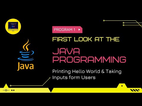 #1 Write Your First #java Program | Printing Hello World in Java ...