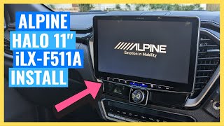 How To INSTALL an ALPINE HALO iLXF511A 11' 2023 Best Head Unit? | Isuzu DMAX Build Series #44