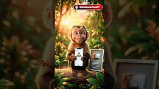 🐒 From Zero to Hero: Monkey's YouTube Success Story#shorts #ai #cartoon