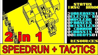 Спектрум игры Nether Earth ZX Spectrum Speedrun and Tactics Две версии прохождения ностальжи 90-х