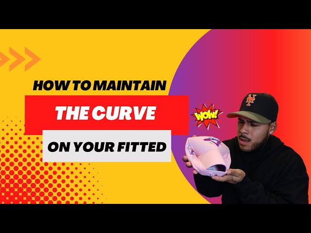 How to Curve / Bend a Fitted Hat Brim the Easy Way (C-Way) #Shorts 