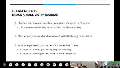 Disaster Medical Triage - Part 2 of 7: 10 Step Guide to Triage