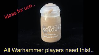 All Warhammer players need this hobby product! How to use Agrellan earth for cool modelling effects