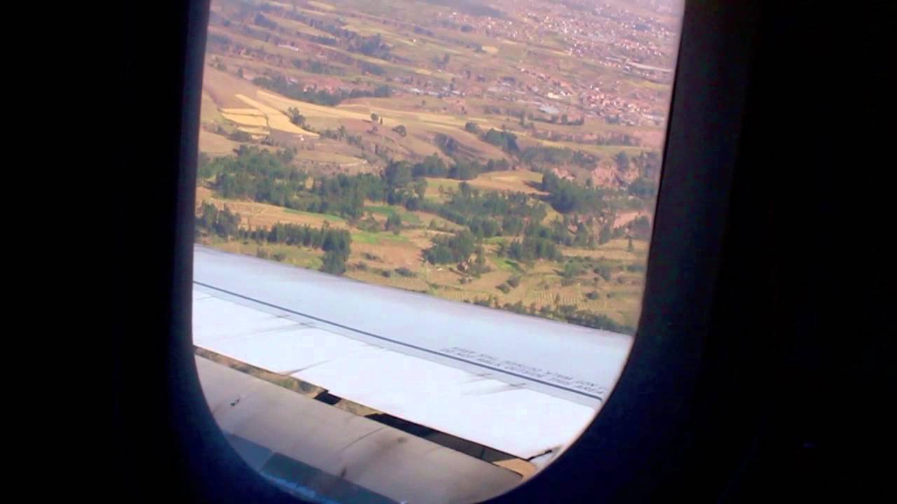 PERU LAN Flight from lima to Cuzco flying over the Andes YouTube