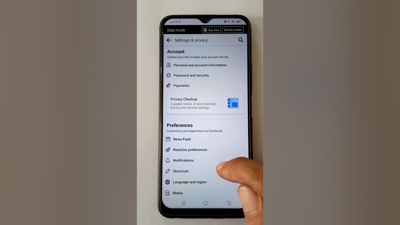 Turn off auto play video on facebook