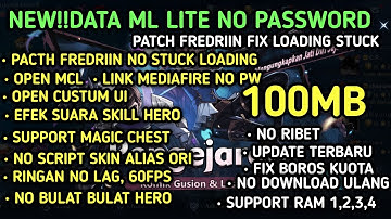 Data ML Lite 100Mb Khusus Push Rank No Password| ML Lite | Cara Mengatasi Lag & Patah ML