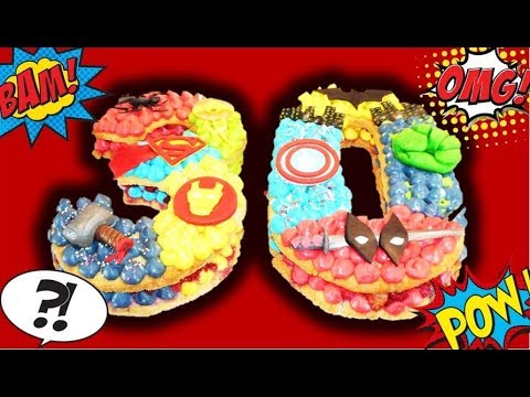 superhero-|-number-cake