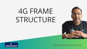 4G LTE Frame Structure - Part of 4G Course (Link in description)