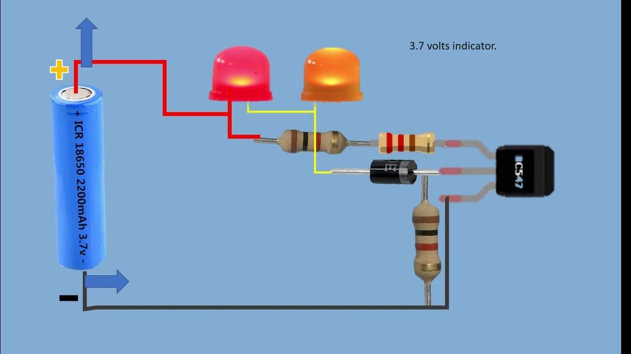 BC547 transistor 3. 7 volt battery charger HOMEMAD YouTube