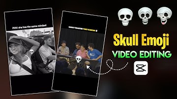 Skull Emoji Edit Tutorial In Capcut | Skull Emoji Video Editing | Troll Face Video Editing In Capcut