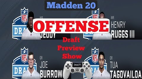 Madden 2020 Draft Class Preview Show (Offense)