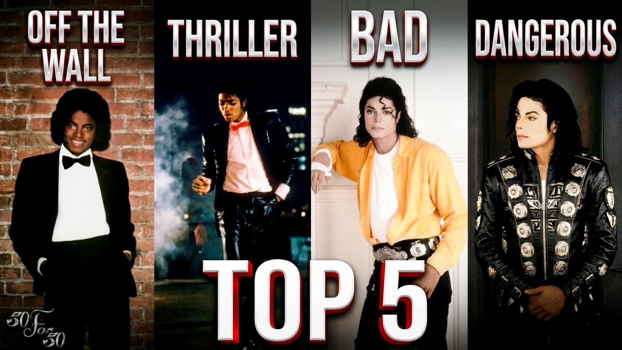 The "All-Time" Ranker: Best Michael Jackson Songs: Off The Wall to Dangerous Era | Top 5
