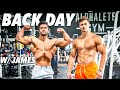 BACK DAY W/ JAMES ENGLISH AT ALPHALETE GYM!!